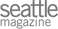 The image shows the "Seattle magazine" logo in gray lowercase letters.